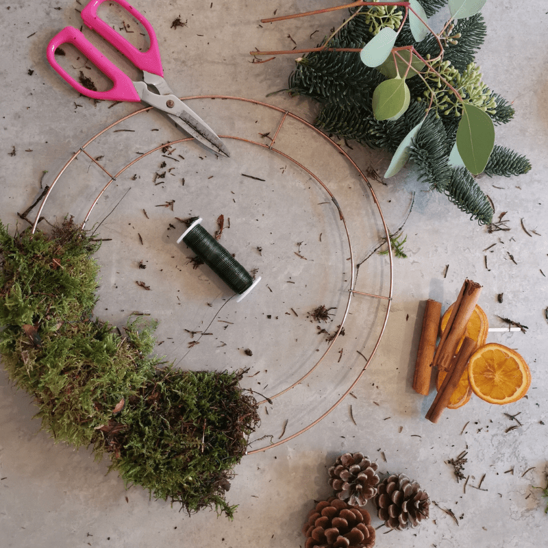 Christmas Wreath Workshops - Pampas Tallo