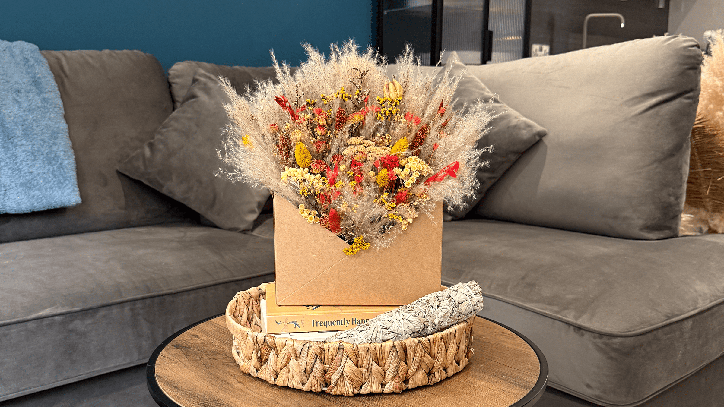 Custom Dried Flower Arrangements - Pampas Tallo