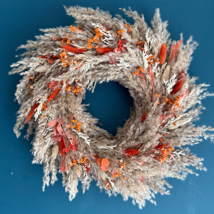 Autumn Wreath Workshop: Sun 30th Aug 1pm - 3pm - Pampas Tallo