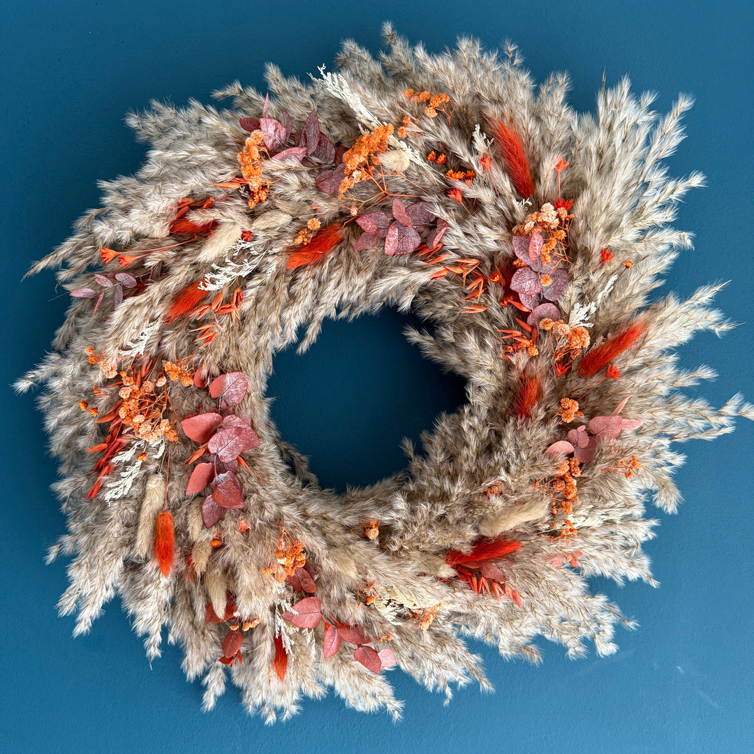 Autumn Wreath Workshop: Sun 30th Aug 1pm - 3pm - Pampas Tallo