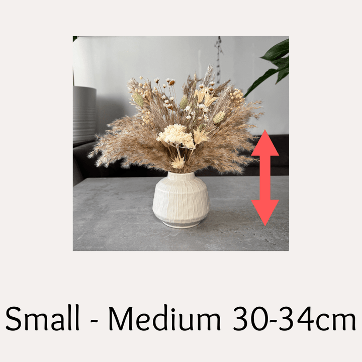 Custom Dried Flowers Created For You - Mini To Medium - Pampas Tallo