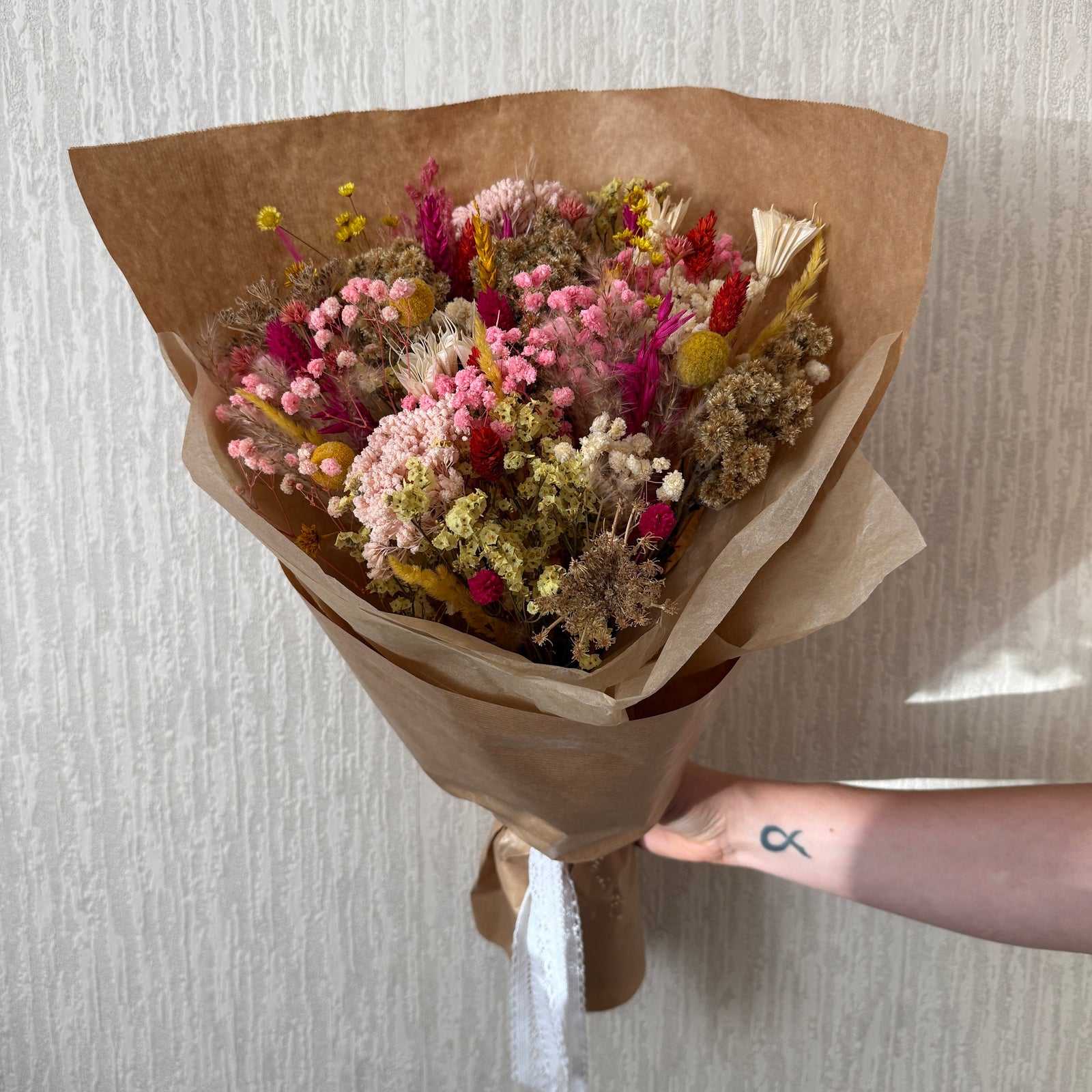 Dried Flower Bouquet | Summer Colour Mix - Pampas Tallo