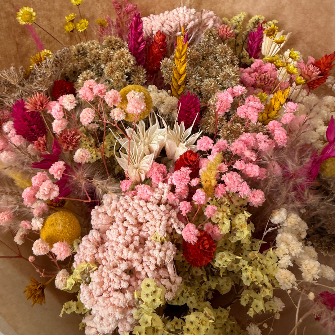 Dried Flower Bouquet | Summer Colour Mix - Pampas Tallo