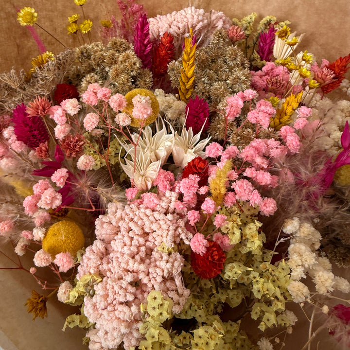Dried Flower Bouquet | Summer Colour Mix - Pampas Tallo