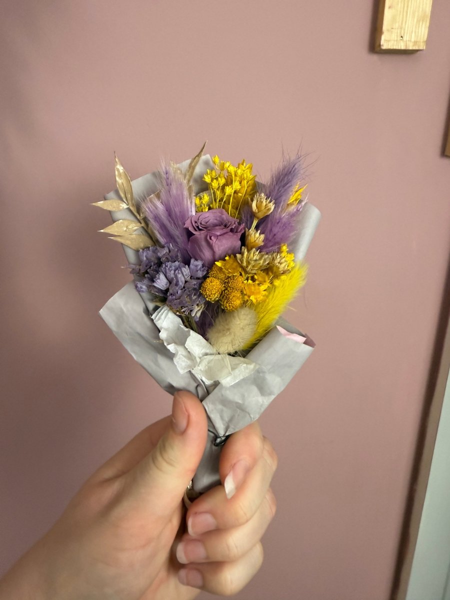 Dried Flower Car Air Freshener - Pampas Tallo