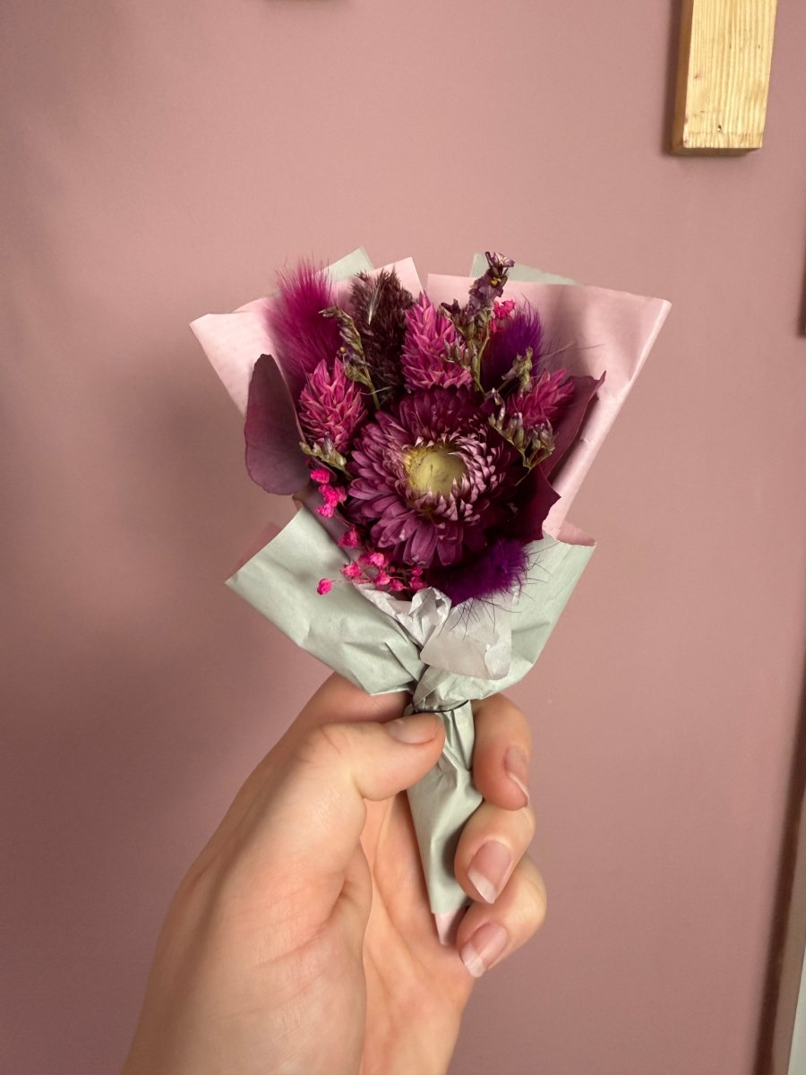 Dried Flower Car Air Freshener - Pampas Tallo