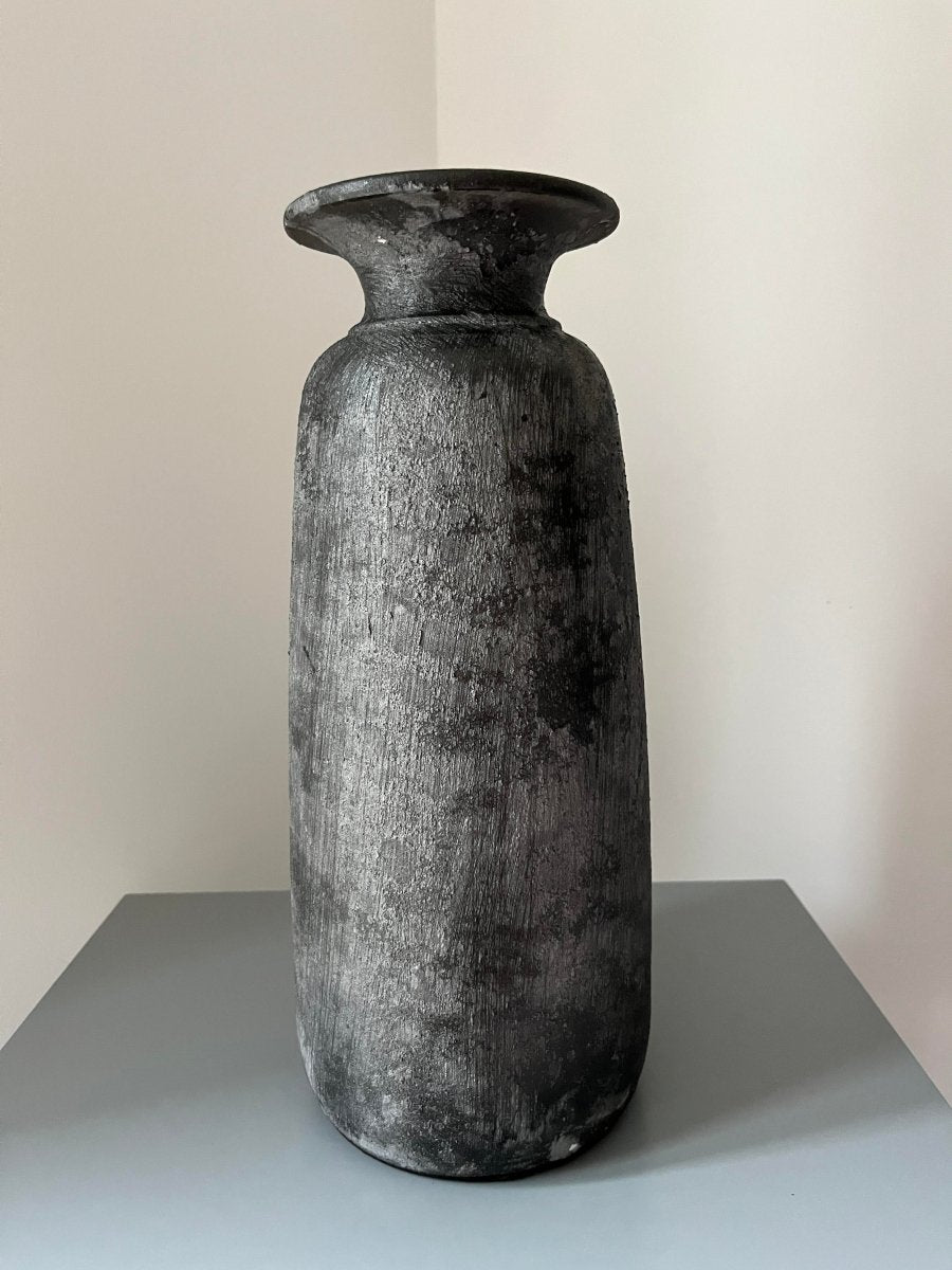 Floor Vase - 40cm Tall Bali Vase - handmade floor vase for pampas grass - Pampas Tallo