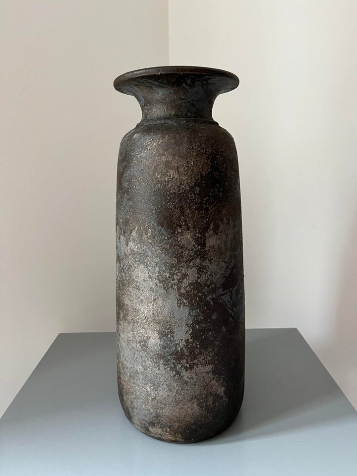 Floor Vase - 40cm Tall Bali Vase - handmade floor vase for pampas grass - Pampas Tallo