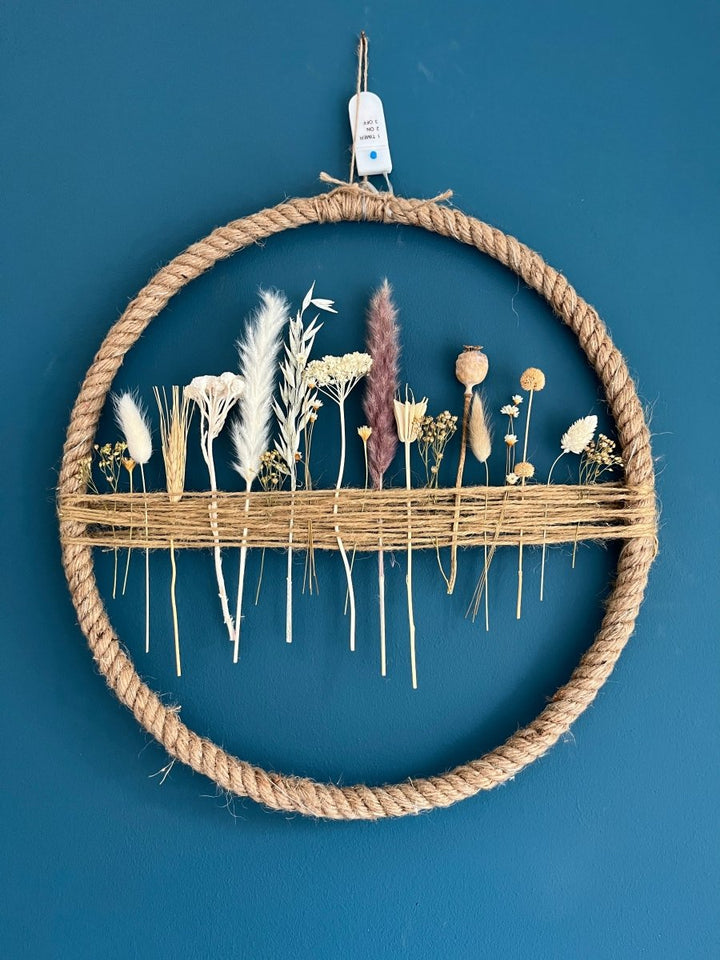 Floral Hoop - Pampas Tallo