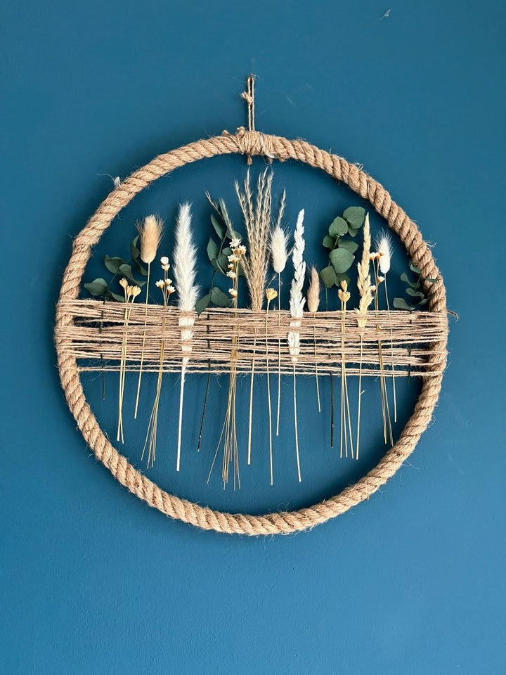 Floral Hoop - Pampas Tallo