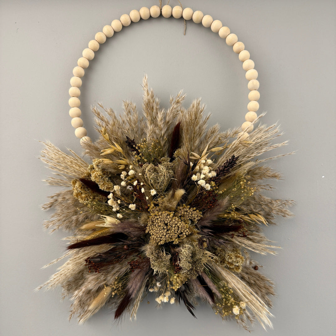 Hanging Floral Hoop Workshop: Sun 26th April 1pm - 3pm - Pampas Tallo