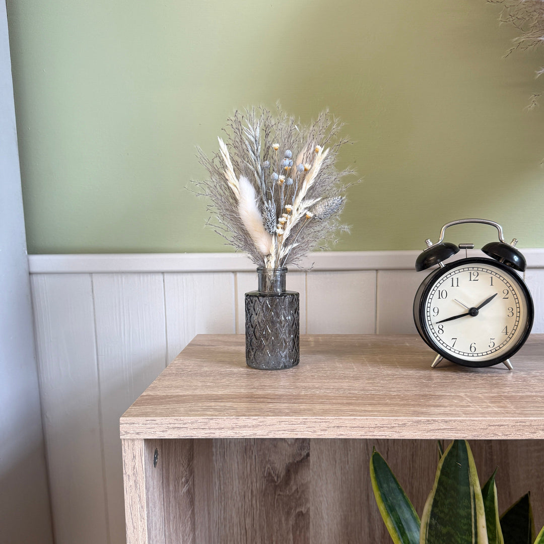Lola Dried Flower Arrangement | Grey &amp; White - Pampas Tallo