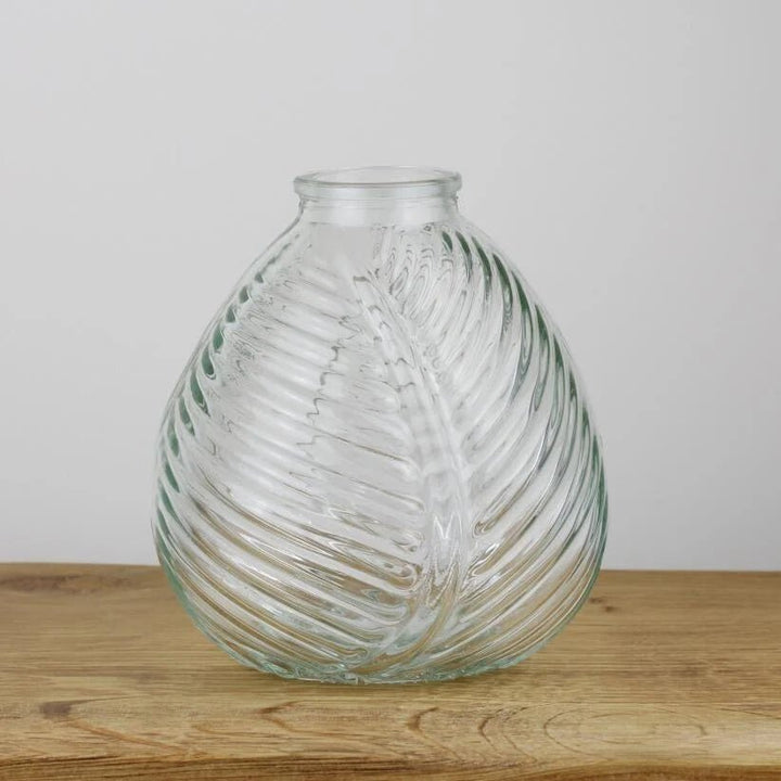 Luma Glass Vase | Clear, Navy, Green, Grey, Pink, Yellow or Amethyst - Pampas Tallo