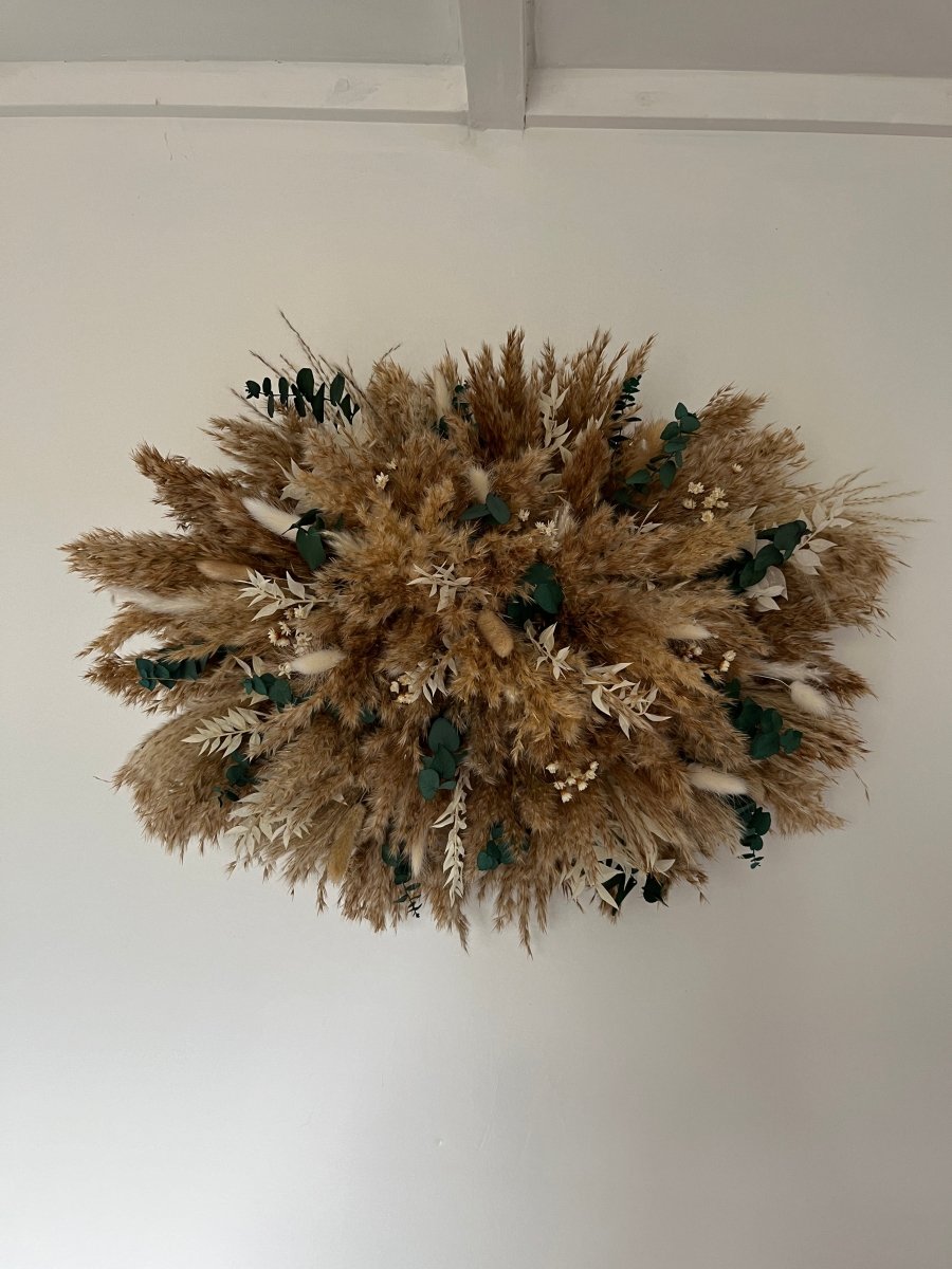 Mrs Hinch Inspired Pampas Grass Wall Decor - Pampas Tallo