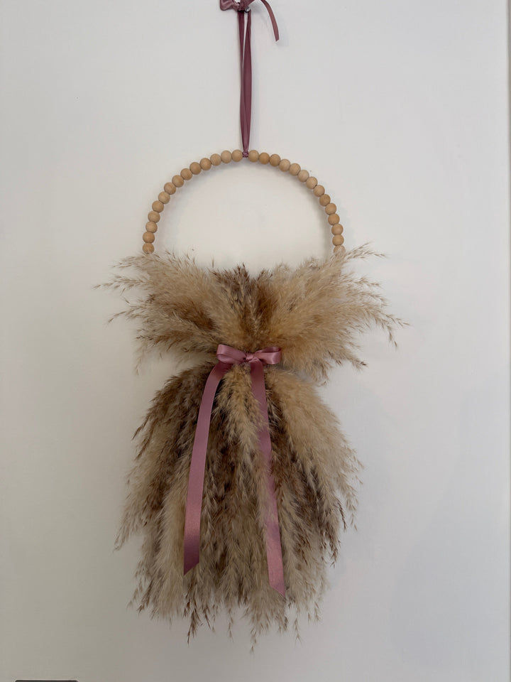 Penny Pampas Dress Wall Decor | Natural &amp; Cream - Pampas Tallo