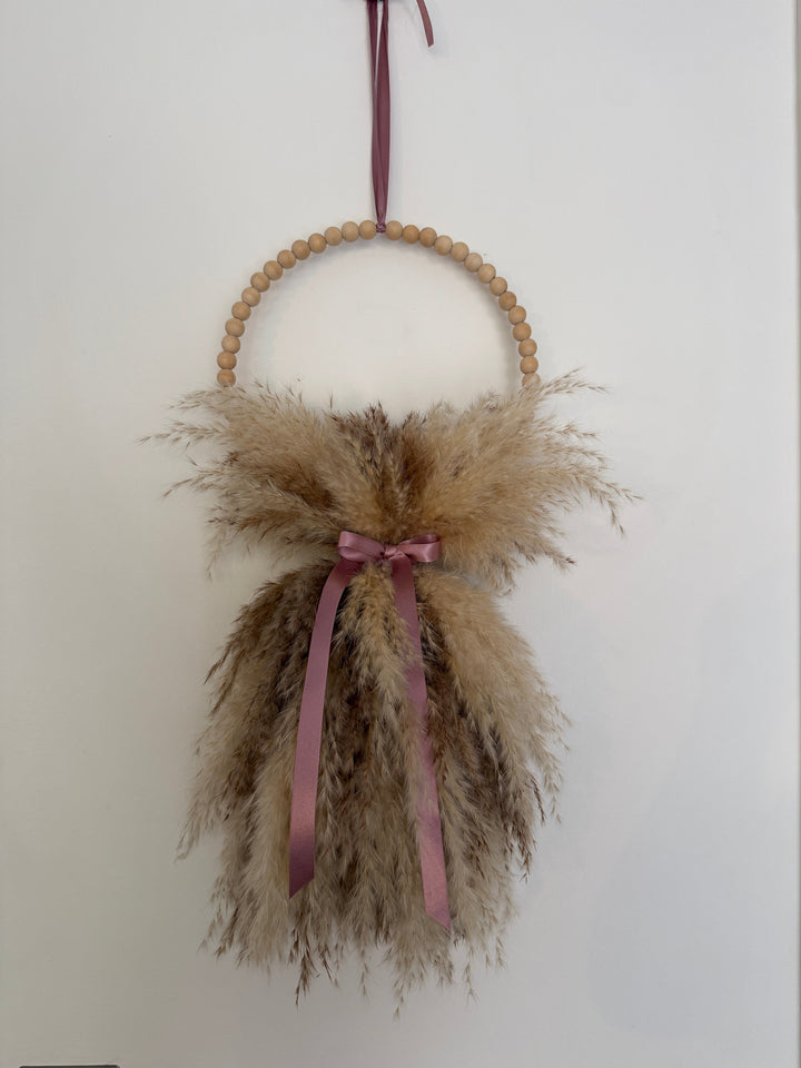 Penny Pampas Dress Wall Decor | Natural &amp; Cream - Pampas Tallo