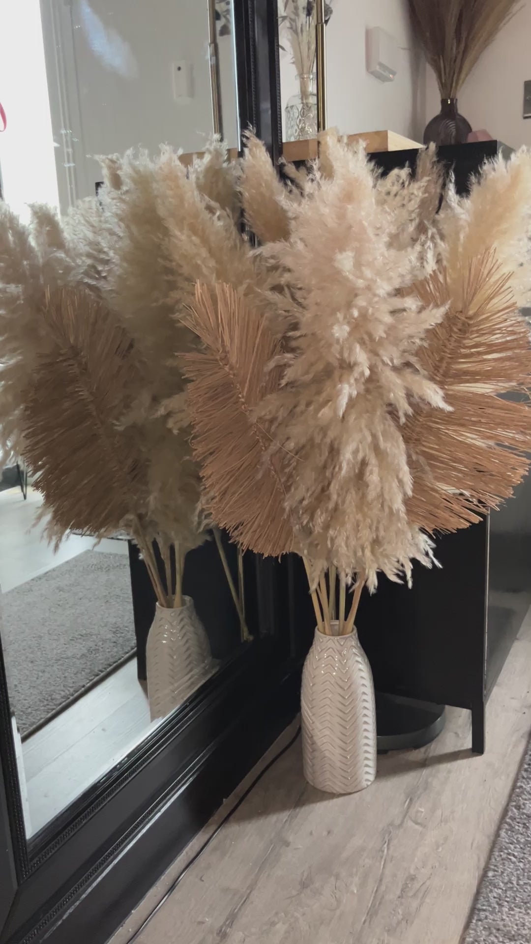 The Boho One - pampas grass and palms