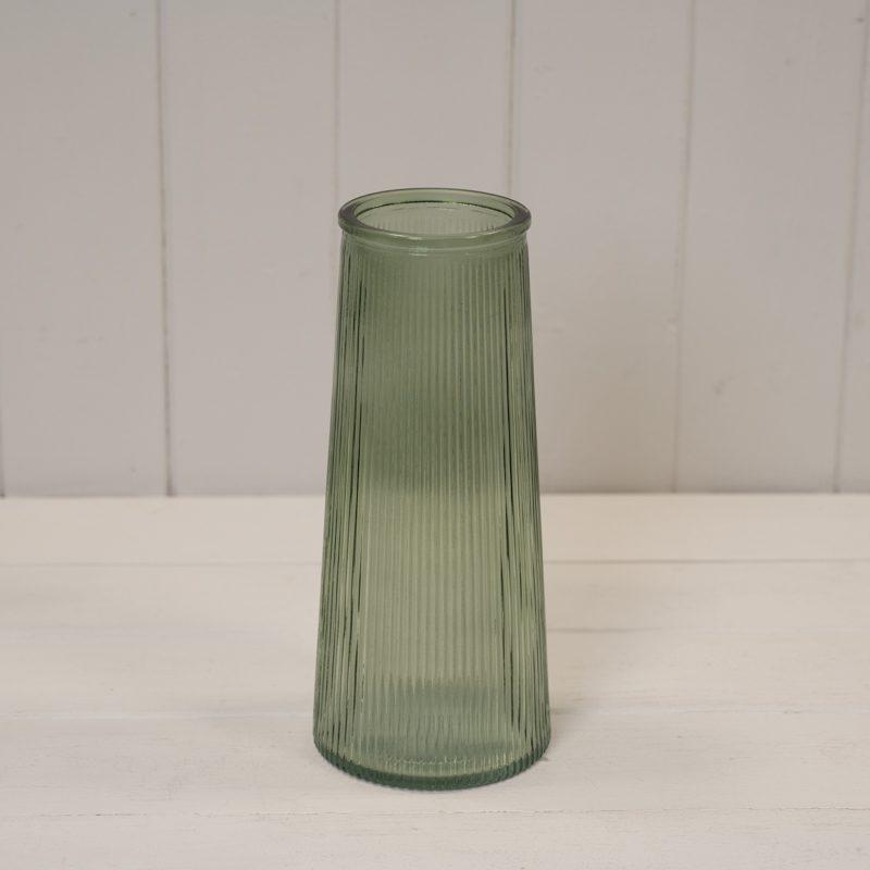Rema Glass Vase | Clear, Navy, Green, Grey, Pink, Amethyst or Yellow - Pampas Tallo