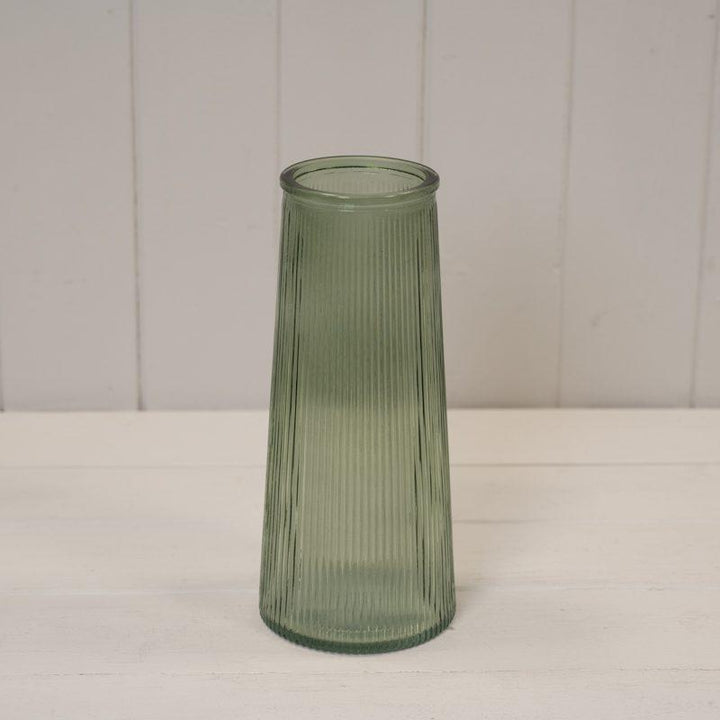 Rema Glass Vase | Clear, Navy, Green, Grey, Pink, Amethyst or Yellow - Pampas Tallo