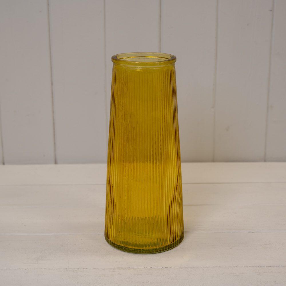 Rema Glass Vase | Clear, Navy, Green, Grey, Pink, Amethyst or Yellow - Pampas Tallo