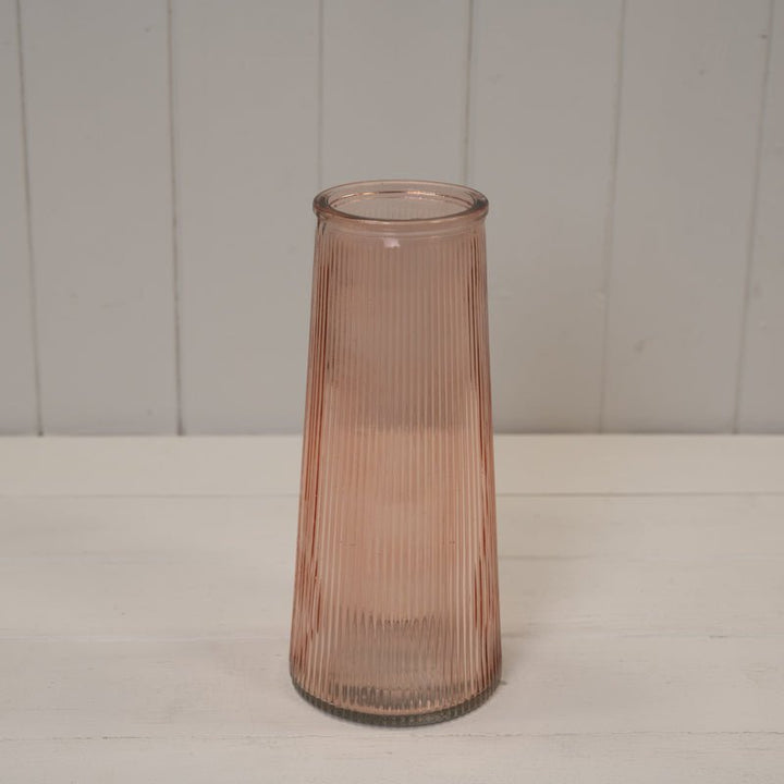 Rema Glass Vase | Clear, Navy, Green, Grey, Pink, Amethyst or Yellow - Pampas Tallo