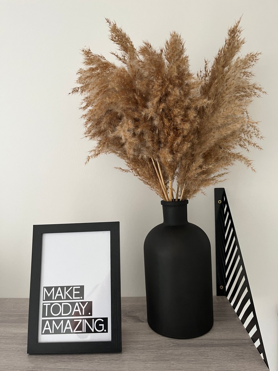 Fluffy Pampas Grass In Natural Nude Brown - Pampas Tallo